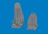 Eduard 672428 Mosquito seats w/ integral belts PRINT for SPECIAL HOBBY 1/72